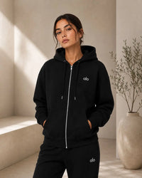 Hoodie ALO Accolade Full Zip Oversized original en Wait For It